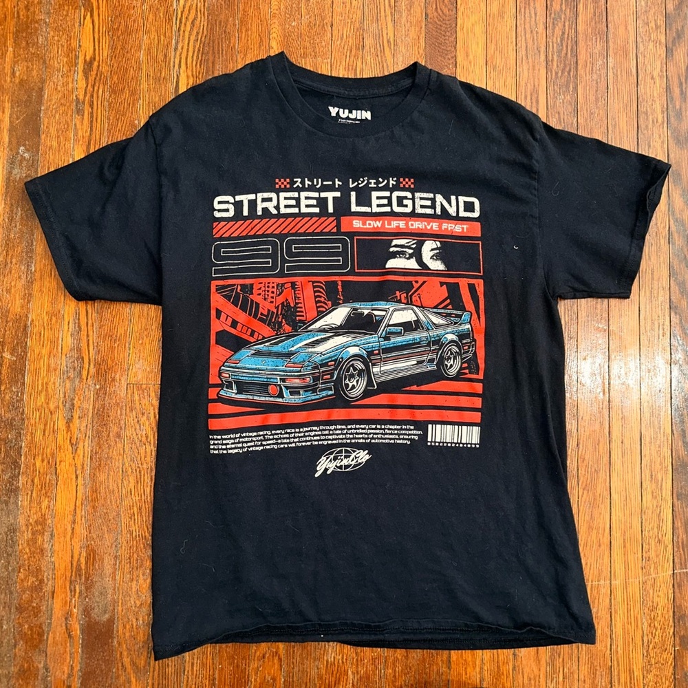 Street Legend Large Yujin Black Shirt